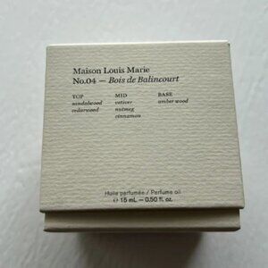 Maison Louis Marie No.04 Bois de Balincourt Perfume Oil Sealed